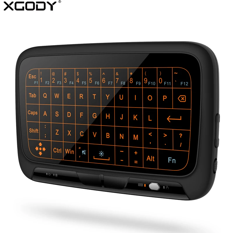XGODY H18 + Android tv Box медиаплеер сенсорный экран Беспроводная клавиатура Мини Wifi для
