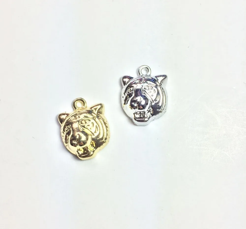 Eruifa 20pcs 13*14mm Beautiful Tiger Head Zinc alloy Jewelry DIY Charms Pendant Necklace,Eearrings 2 Colors
Eruifa 20pcs 13*14mm Beautiful Tiger Head Zinc alloy Jewelry DIY Charms Pendant Necklace,Eearrings 2 Colors
