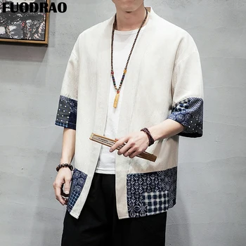 FUODRAO Kimono Jacket Men Cotton Line Chinese Cardigan Coats Jackets Men Windbreaker Streetwear Men Clothing 5XL J135
FUODRAO Kimono Jacket Men Cotton Line Chinese Cardigan Coats Jackets Men Windbreaker Streetwear Men Clothing 5XL J135