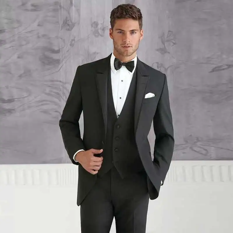 Slim Fit Black Men Suits for Wedding Suits Pants Custom Made Groom Wear Mariage Tuxedo Groomsmen Blazers 3Pieces Terno Masculino
Slim Fit Black Men Suits for Wedding Suits Pants Custom Made Groom Wear Mariage Tuxedo Groomsmen Blazers 3Pieces Terno Masculino