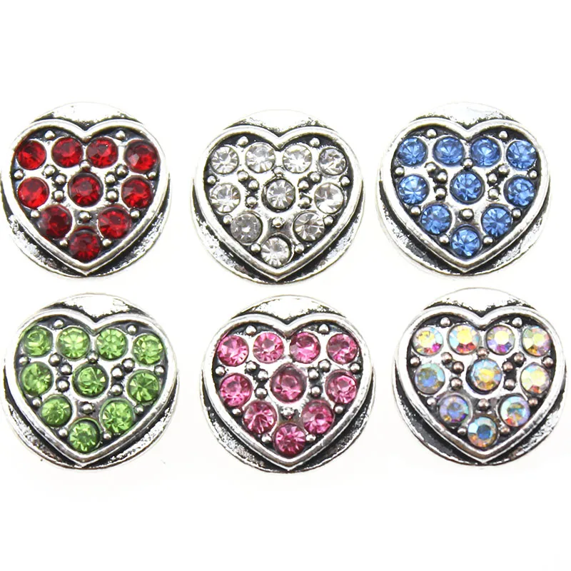 10pcs/lot New Rhinestone Heart Love 12mm Snaps Buttons for Snaps Jewelry Fit 12mm Snap Button Bracelets for Women
10pcs/lot New Rhinestone Heart Love 12mm Snaps Buttons for Snaps Jewelry Fit 12mm Snap Button Bracelets for Women