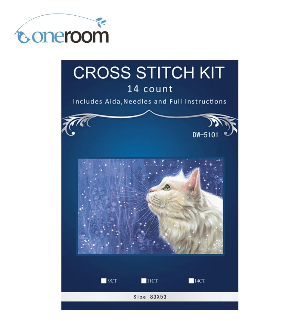 En Or Ru packing Night cat Similar DMC threads DIY Handmade Counted Cross Stitch Needlework Set Embroidery Kit
En Or Ru packing Night cat Similar DMC threads DIY Handmade Counted Cross Stitch Needlework Set Embroidery Kit