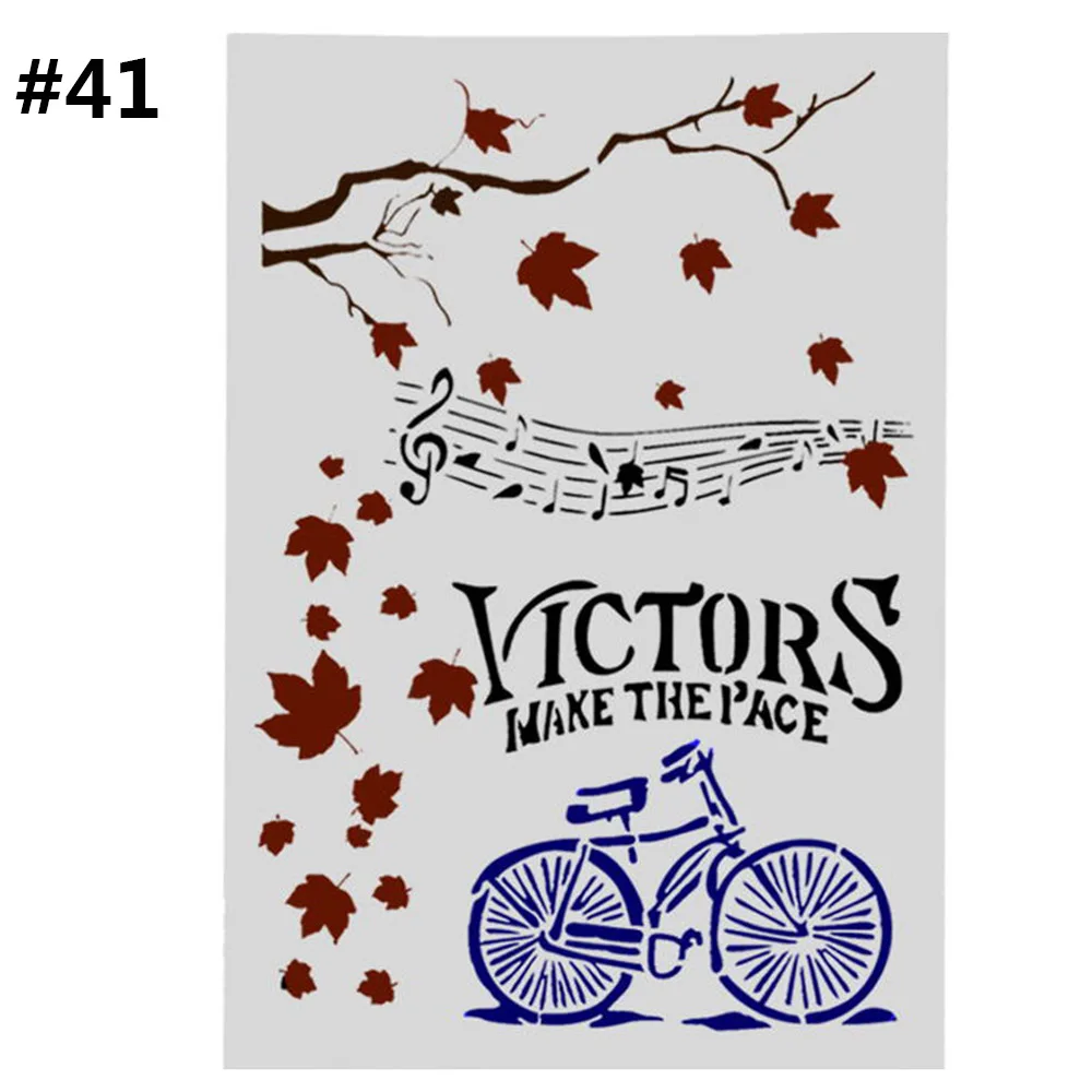 1PC DIY Craft Layering Stencils For Walls Painting Scrapbooking Stamp Photo Album Decor Embossing Paper Card Template
1PC DIY Craft Layering Stencils For Walls Painting Scrapbooking Stamp Photo Album Decor Embossing Paper Card Template