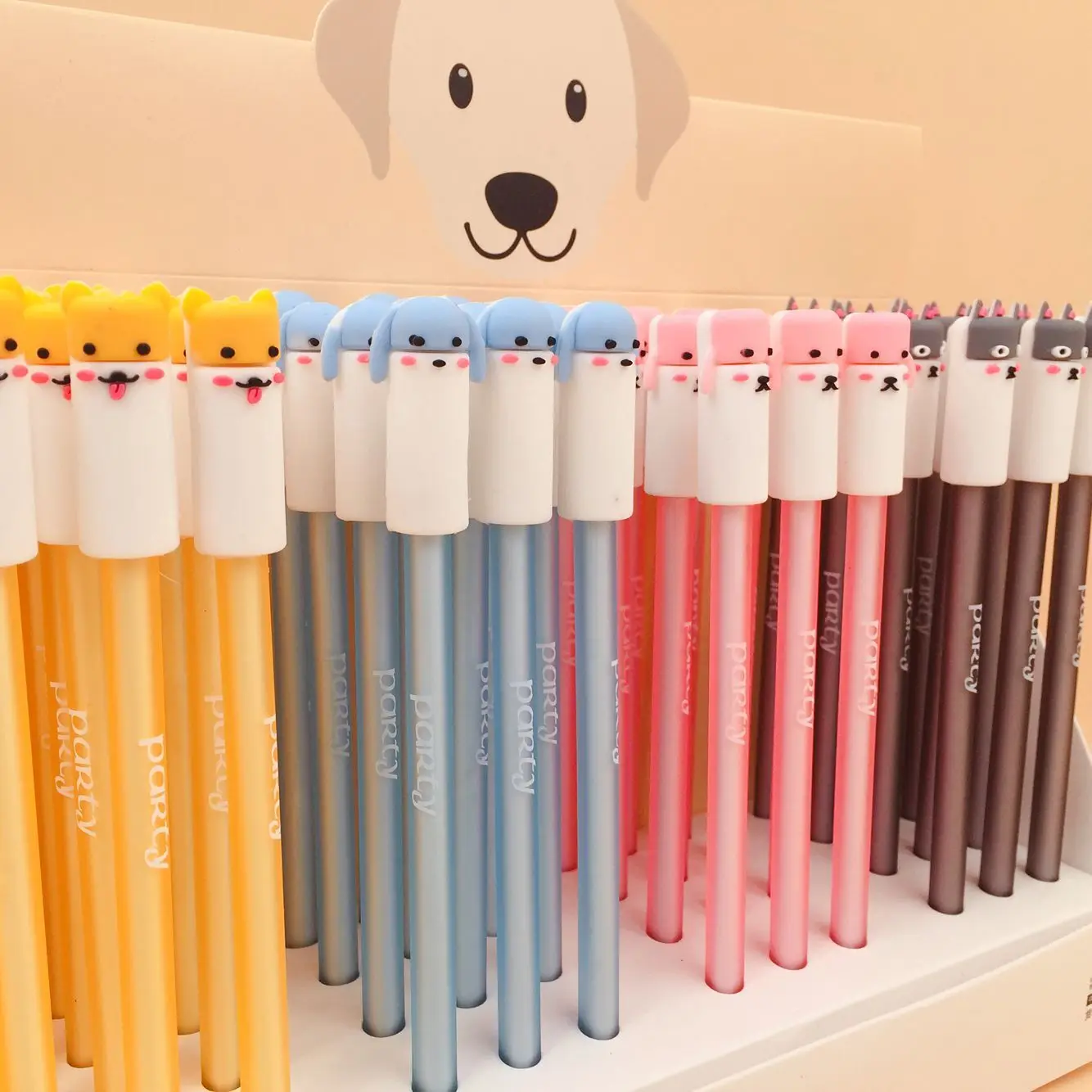 48pcs Creative Stationery Student Pen Silicone Dog Gel Pen 0.5mm Full Needle Black Ink Pen School Supplies Office Supplies 0.5mm
48pcs Creative Stationery Student Pen Silicone Dog Gel Pen 0.5mm Full Needle Black Ink Pen School Supplies Office Supplies 0.5mm