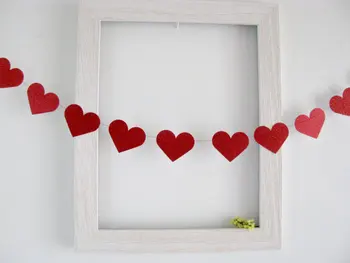 Valentine's day red glitter Heart garland, Wedding garland buntings Bridal Baby Shower, Party Birthday Decor banner
Valentine's day red glitter Heart garland, Wedding garland buntings Bridal Baby Shower, Party Birthday Decor banner