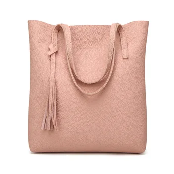 Sale ALIEME Women Shoulder Bag Simple Tassel High Quality Pu Leather Fashion Pink Big Bag Bolsos Mujer Summer Handbags 36
Sale ALIEME Women Shoulder Bag Simple Tassel High Quality Pu Leather Fashion Pink Big Bag Bolsos Mujer Summer Handbags 36
