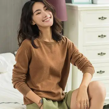 2019 short solid color female cashmere sweater pullover sweater loose shirt knit loose large size bottoming stretch sweater
2019 short solid color female cashmere sweater pullover sweater loose shirt knit loose large size bottoming stretch sweater