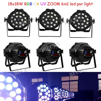 Ship from US 18x18W 6in1 LED par light Zoomable 10-60 degree Led Par Stage Light with Powercon 6pcs
Ship from US 18x18W 6in1 LED par light Zoomable 10-60 degree Led Par Stage Light with Powercon 6pcs
