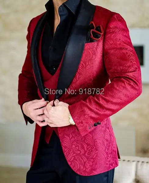 Groom Suit Wedding Suit 2018 New Arrival Design Custom Made Burgundy Double Breasted Vest 3 Pieces Tuxedo Suit Men Slim Fit
Groom Suit Wedding Suit 2018 New Arrival Design Custom Made Burgundy Double Breasted Vest 3 Pieces Tuxedo Suit Men Slim Fit