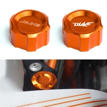 Duke 125 200 390 2018 novo artigo da motocicleta de alumínio cnc radiador tubo água tampa para ktm duke 125 duke 200 duke 390(China)