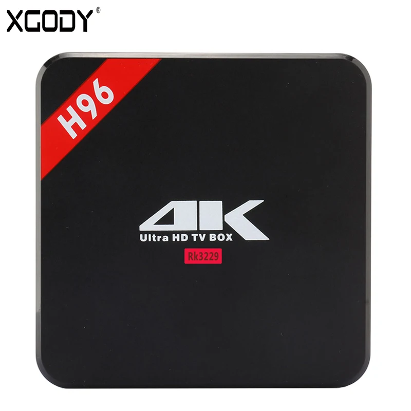 XGODY H96 TV Box Android 6.0 RK3229 Quad Core 1GB 8GB 16.1 Fully Loaded Internet TV Receiver Mini PC Wifi 4K TV Netflix
XGODY H96 TV Box Android 6.0 RK3229 Quad Core 1GB 8GB 16.1 Fully Loaded Internet TV Receiver Mini PC Wifi 4K TV Netflix