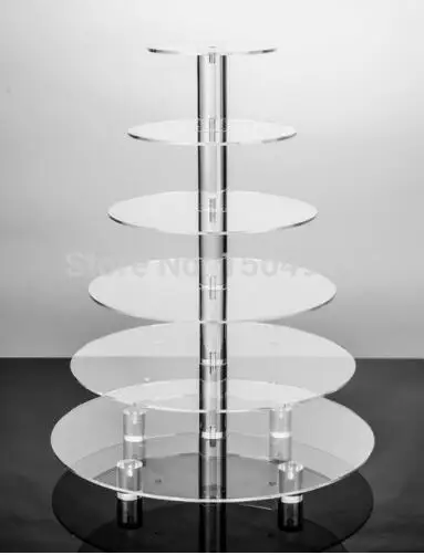 Free Shiping Round 6 Tier clear Acrylic Cupcake Display Stand /acrylic cake stand with base
Free Shiping Round 6 Tier clear Acrylic Cupcake Display Stand /acrylic cake stand with base