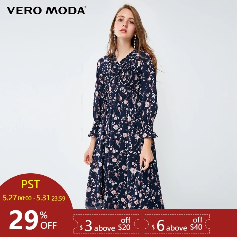 Vero Moda Chest Elasticized Cross-over Design Floral Dress Sleeve Dress | 31837D503
Vero Moda Chest Elasticized Cross-over Design Floral Dress Sleeve Dress | 31837D503