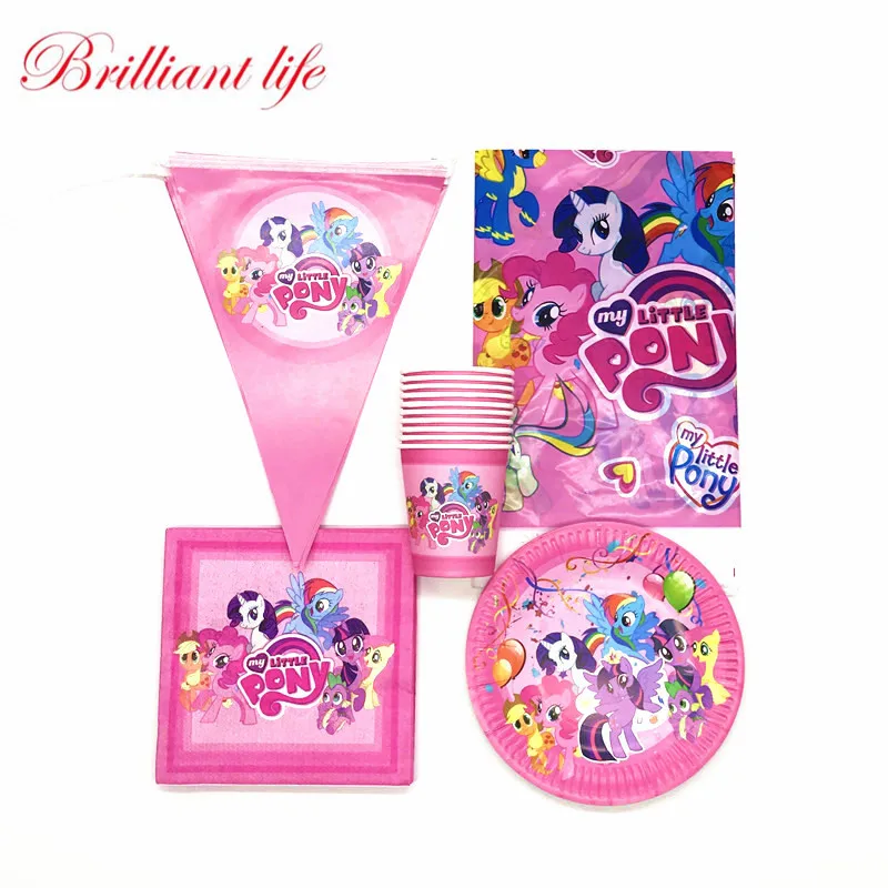 My Little Pony Theme Cartoon 81Pcs /Lot Child Birthday Party Supplies Paper Cups +Plates+Napkins+Flags+Tablecloth Decoration Set
My Little Pony Theme Cartoon 81Pcs /Lot Child Birthday Party Supplies Paper Cups +Plates+Napkins+Flags+Tablecloth Decoration Set
