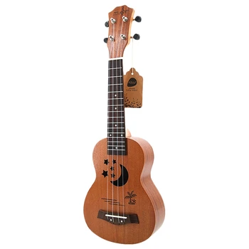 Soprano Ukulele 21 inch Sapele Star Pattern Ukulele 4 Nylon Strings Hawaii Mini Guitar Uke Fingerboard Rosewood Ukelele Music
Soprano Ukulele 21 inch Sapele Star Pattern Ukulele 4 Nylon Strings Hawaii Mini Guitar Uke Fingerboard Rosewood Ukelele Music