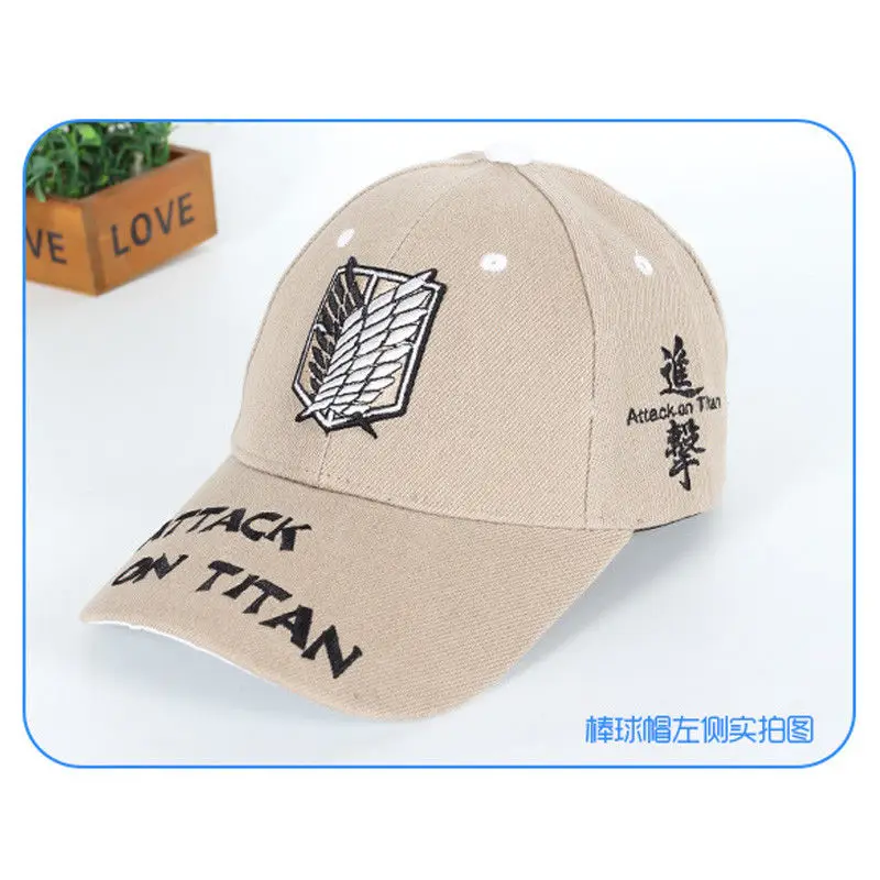 Anime Attack on Titan Scouting Corps Wings of Liberty Baseball Cap Embroidery Design Hip-hop Hat for Men Women
Anime Attack on Titan Scouting Corps Wings of Liberty Baseball Cap Embroidery Design Hip-hop Hat for Men Women
