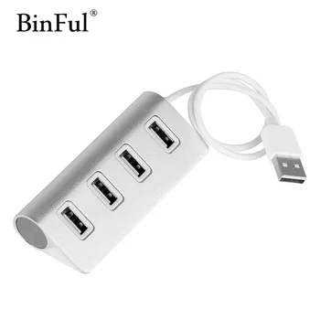 BinFul High quality Aluminum Blue led Mini 4 Port HUB High Speed USB 2.0 Splitter Adapter Hub with Cable For Macbook PC Laptop 
BinFul High quality Aluminum Blue led Mini 4 Port HUB High Speed USB 2.0 Splitter Adapter Hub with Cable For Macbook PC Laptop