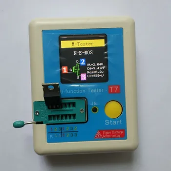 Silicon controlled thyristor inductor capacitance ESR color plate transistor tester LCR-TC1/T7/T4-H
Silicon controlled thyristor inductor capacitance ESR color plate transistor tester LCR-TC1/T7/T4-H