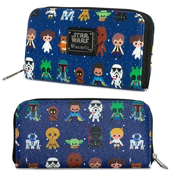 2020 Woman Wallet Star Wars Baby All Over Print Zip Around Wallet Cartoon Purse Mandalorian Green Bi-Fold Wallet Star Wars Bag
2020 Woman Wallet Star Wars Baby All Over Print Zip Around Wallet Cartoon Purse Mandalorian Green Bi-Fold Wallet Star Wars Bag
