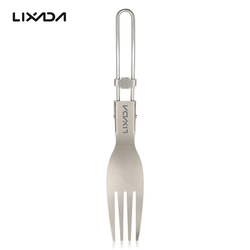 Lixada Outdoor Camping Picnic Titanium Fork Ultralight Portable Dinner Fruit Fork Flatware Tableware For Camping Backpacking
Lixada Outdoor Camping Picnic Titanium Fork Ultralight Portable Dinner Fruit Fork Flatware Tableware For Camping Backpacking
