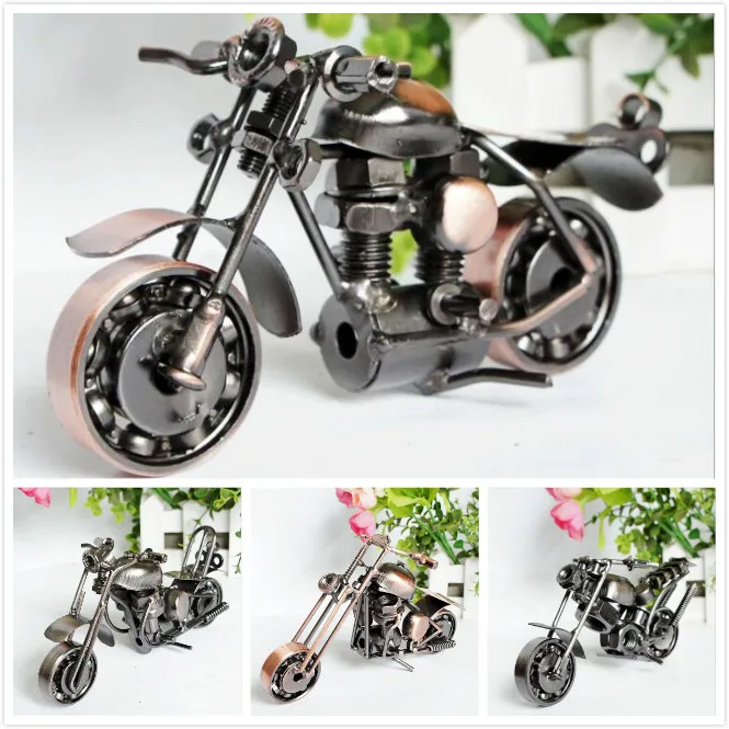 20 Kind 15cm Handmade Vintage Iron Motorcycle Model Motor Figurine Metal Motorbike Prop Boy Gift Kid Toy Home Office Decor
20 Kind 15cm Handmade Vintage Iron Motorcycle Model Motor Figurine Metal Motorbike Prop Boy Gift Kid Toy Home Office Decor