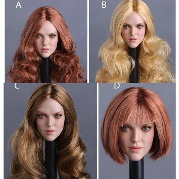 

1/6 GC009 Amanda Seyfried Head Model with Curly Hair Fit 12" Female Figure Body Doll