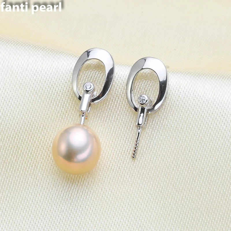FANTI Real Natural freshwater pearl earring s925 sterling silver ear stud for women Natural pearl jewelry earring 7-9mm
FANTI Real Natural freshwater pearl earring s925 sterling silver ear stud for women Natural pearl jewelry earring 7-9mm
