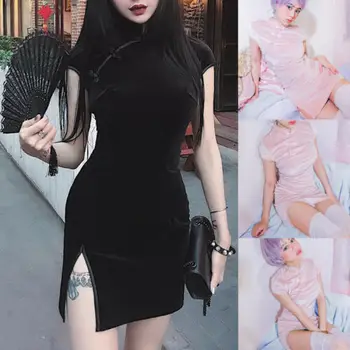 New Arrival Chinese Female Qipao Short Style Cheongsam Women Traditional Silk Satin Dress Dragon&Phenix Size S M L XL XXL WC010
New Arrival Chinese Female Qipao Short Style Cheongsam Women Traditional Silk Satin Dress Dragon&Phenix Size S M L XL XXL WC010