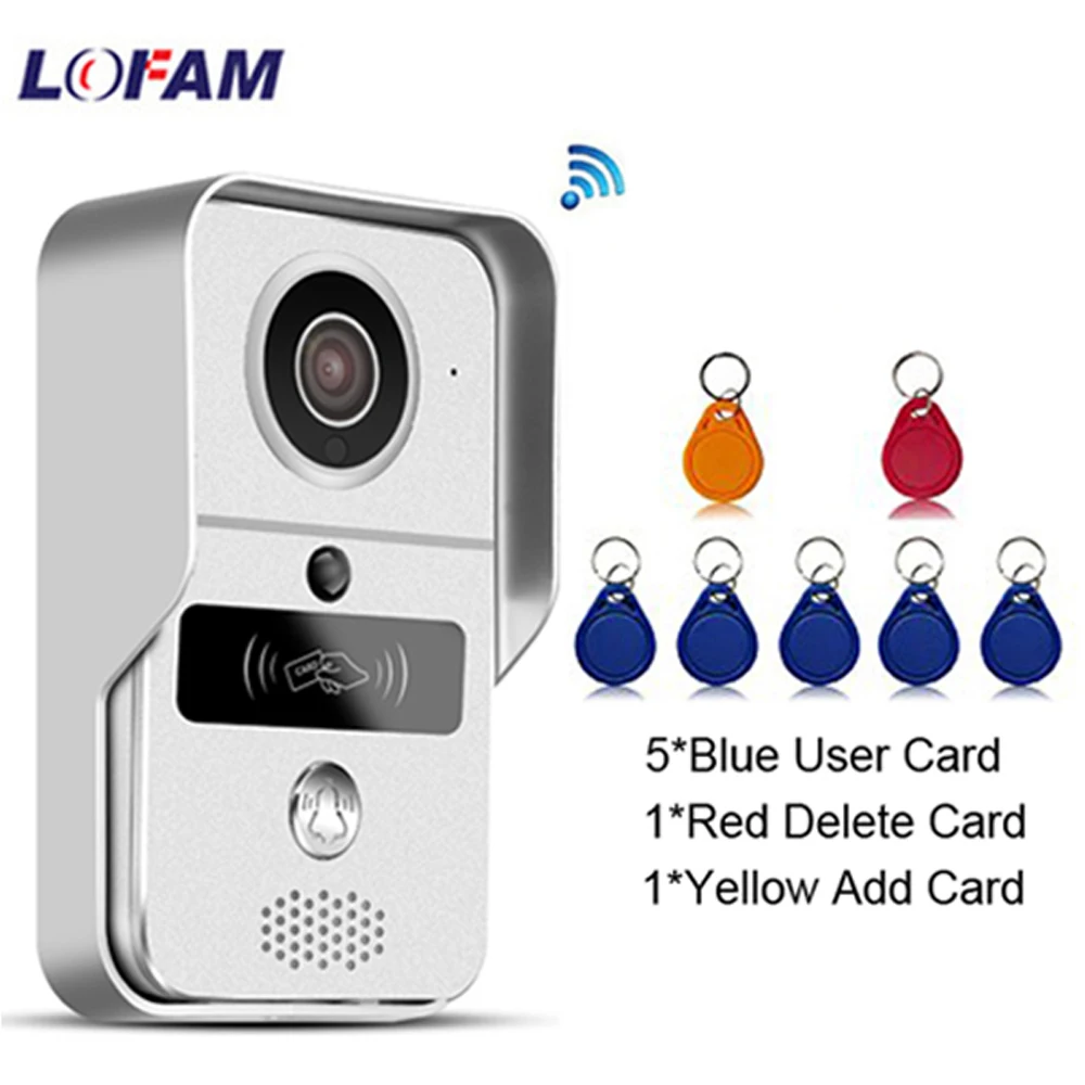 LOFAM Wireless IP Video Door Bell Video Intercom WIFI Doorbell Camera Night Vision PIR Alarm Unlock Door POE Security Camera
LOFAM Wireless IP Video Door Bell Video Intercom WIFI Doorbell Camera Night Vision PIR Alarm Unlock Door POE Security Camera
