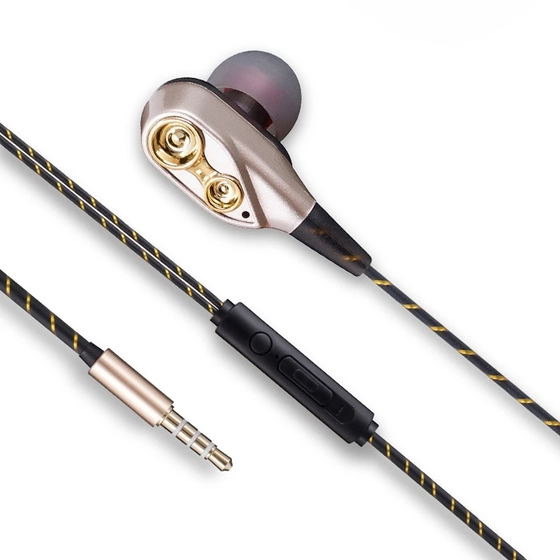 Dual Drive Stereo earphone In-ear Headset Earbuds Bass Earphones For iPhone huawei Xiaomi 3.5mm earphones With Mic
Dual Drive Stereo earphone In-ear Headset Earbuds Bass Earphones For iPhone huawei Xiaomi 3.5mm earphones With Mic