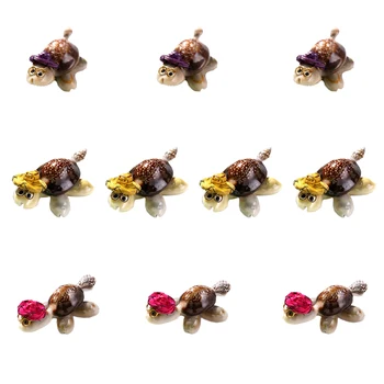 10pcs Spectacled Turtle Shell Craft Tortoise Mascot Mini Spectacled Turtle Decorative Figure
10pcs Spectacled Turtle Shell Craft Tortoise Mascot Mini Spectacled Turtle Decorative Figure