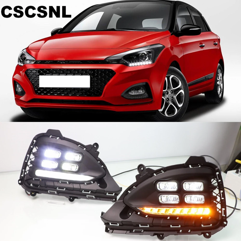 CSCSNL LED Daytime Running Light For Hyundai I20 2018 2019 Flowing Turn Signal Function Car DRL Waterproof ABS 12V LED Fog Lamp
CSCSNL LED Daytime Running Light For Hyundai I20 2018 2019 Flowing Turn Signal Function Car DRL Waterproof ABS 12V LED Fog Lamp