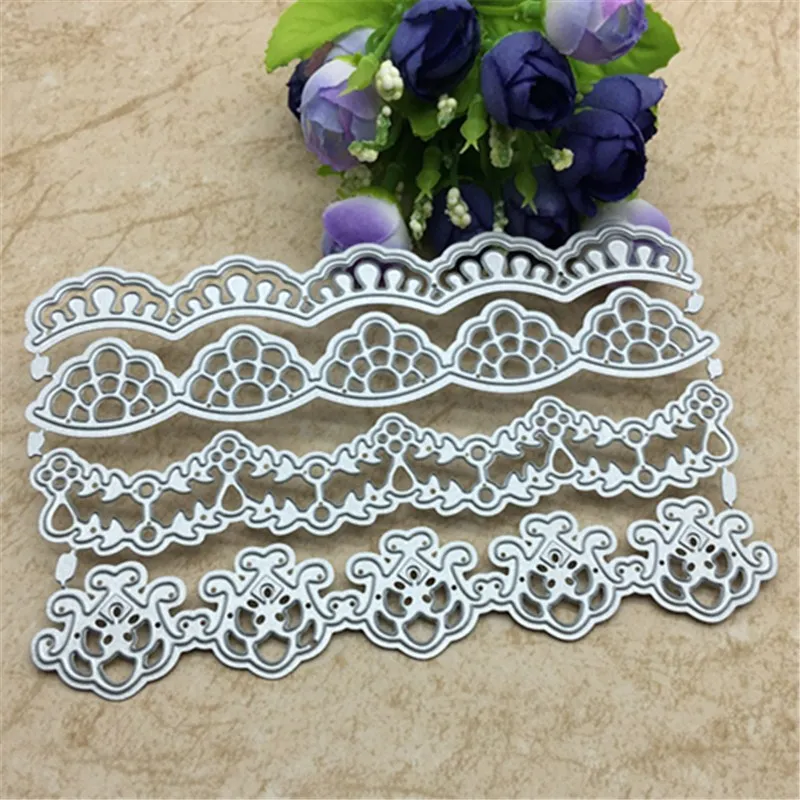4 pcs Flower Lace Metal Cutting Dies Stencil for DIY Scrapbooking Album Embossing Paper Cards Making Decor Crafts Die Cuts
4 pcs Flower Lace Metal Cutting Dies Stencil for DIY Scrapbooking Album Embossing Paper Cards Making Decor Crafts Die Cuts