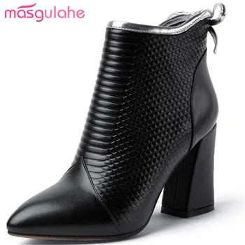 Masgulahe autumn winter boots bowtie female fashion office lady ankle boots elegant round toe genuine leather boots womens shoes
Masgulahe autumn winter boots bowtie female fashion office lady ankle boots elegant round toe genuine leather boots womens shoes