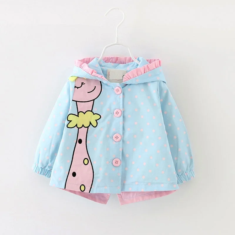 2019 Baby Outerwear Autumn Spring Baby Girls Coats Jackets Cartoon Dots Hooded Baby Clothing Cartoon Kids Children Clothing
2019 Baby Outerwear Autumn Spring Baby Girls Coats Jackets Cartoon Dots Hooded Baby Clothing Cartoon Kids Children Clothing