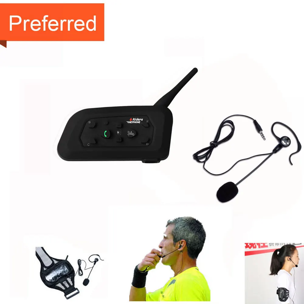 Football Referee Arbitro Headset Earhook Earphone 1PC V6 1200M Intercom Full Duplex Two-way Coach Judger Arbitration Earphone
Football Referee Arbitro Headset Earhook Earphone 1PC V6 1200M Intercom Full Duplex Two-way Coach Judger Arbitration Earphone
