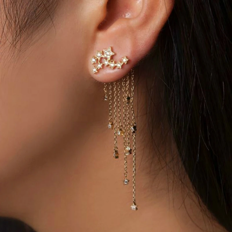 New Earings Fashion Jewelry Boho Long Fringed Stars Hanging Earrings Oorbellen Brincos Earrings For Women Wholesale
New Earings Fashion Jewelry Boho Long Fringed Stars Hanging Earrings Oorbellen Brincos Earrings For Women Wholesale