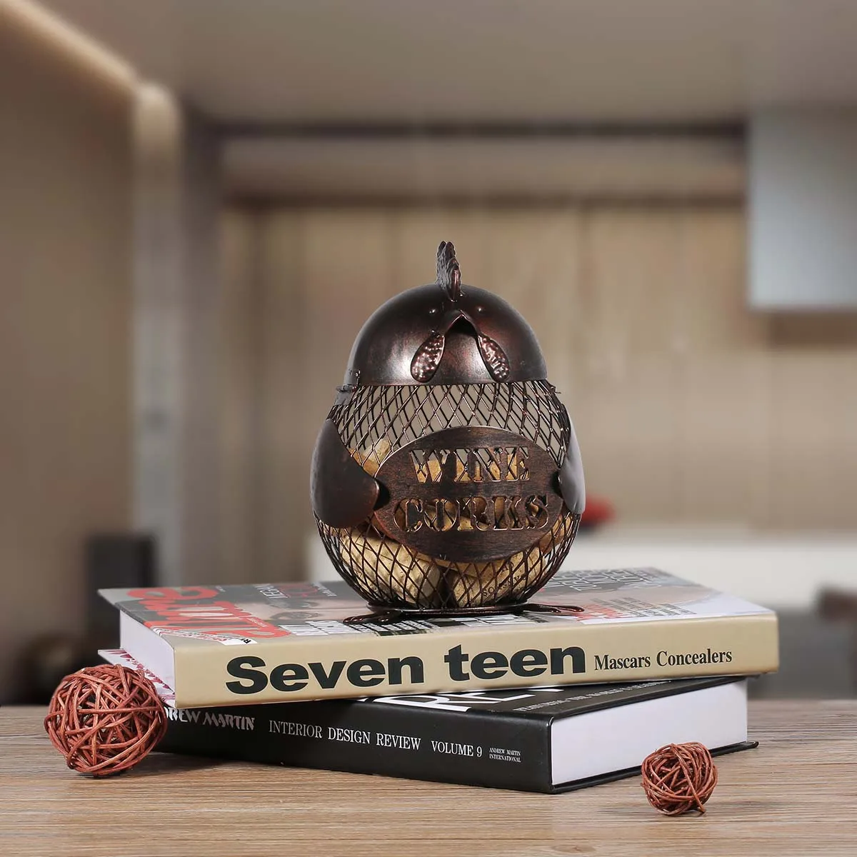 Tooarts Decorative Chick Coin Bank Money Saving Box Wine Bottle Cork Saver Handmade Practical Craft Home Decor Coffee Color
Tooarts Decorative Chick Coin Bank Money Saving Box Wine Bottle Cork Saver Handmade Practical Craft Home Decor Coffee Color