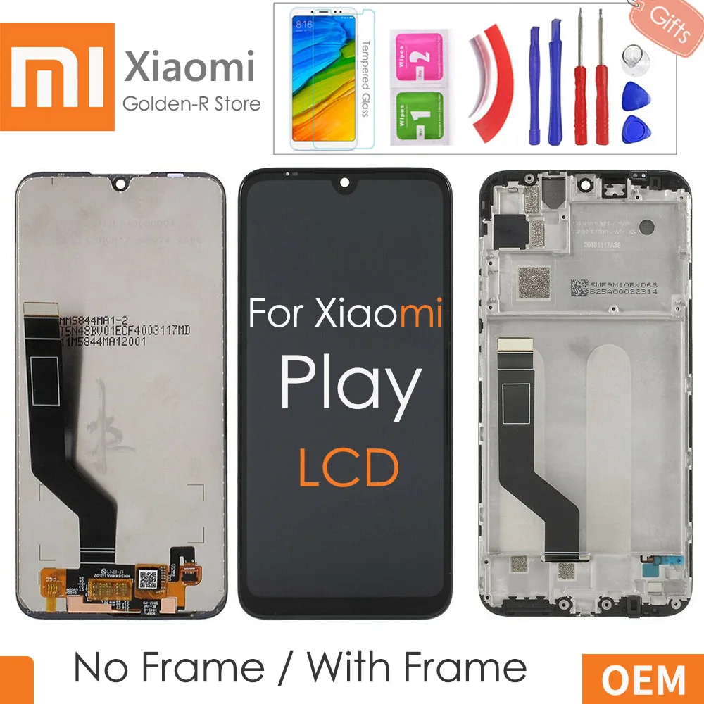 5.84"AAA quality For Xiaomi Mi Play LCD Display Digitizer Assembly Touch Screen Replacement for Xiaomi Mi Play LCD Screen +Gifts
5.84"AAA quality For Xiaomi Mi Play LCD Display Digitizer Assembly Touch Screen Replacement for Xiaomi Mi Play LCD Screen +Gifts