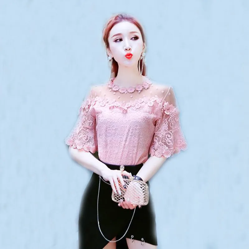 2018 Summer Autumn Women Bottoming Blouse Blusas Sweet Floral Lace Shirt Ladies Short Sleeve Hollow Out Blouses Short Tops AB899
2018 Summer Autumn Women Bottoming Blouse Blusas Sweet Floral Lace Shirt Ladies Short Sleeve Hollow Out Blouses Short Tops AB899
