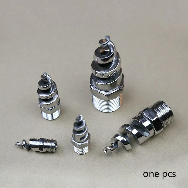 Spiral nozzle Stainless Steel Full Cone Nozzle Atomization Nozzle Spray Sprinkler Heads Fog spray nozzle 1/4 inch to 2 inch
Spiral nozzle Stainless Steel Full Cone Nozzle Atomization Nozzle Spray Sprinkler Heads Fog spray nozzle 1/4 inch to 2 inch