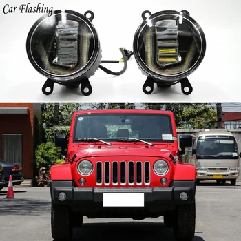 3-IN-1 Functions Auto LED DRL Daytime Running Light Car Projector Fog Lamp with yellow signal For Jeep Wrangler 2008 - 2015 2016
3-IN-1 Functions Auto LED DRL Daytime Running Light Car Projector Fog Lamp with yellow signal For Jeep Wrangler 2008 - 2015 2016