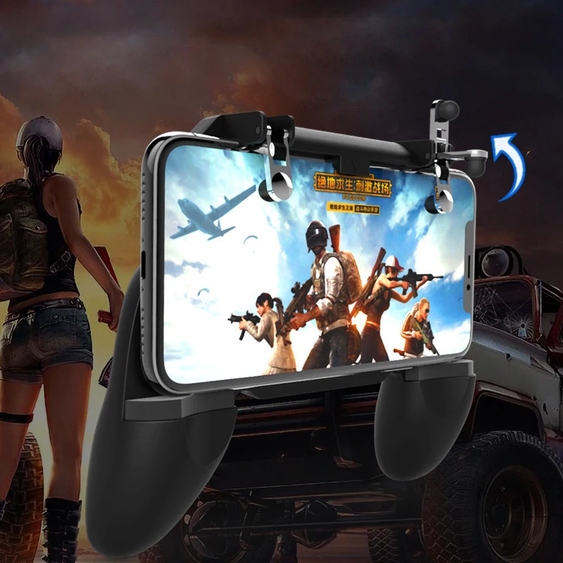 PUBG Mobile Game Controller Fortnited Free Fire PUGB PUBG Mobile Joystick Gamepad Metal L1 R1 Button for iPhone Gaming Pad
PUBG Mobile Game Controller Fortnited Free Fire PUGB PUBG Mobile Joystick Gamepad Metal L1 R1 Button for iPhone Gaming Pad