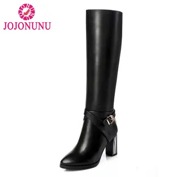 FITWEE Women Real Natrual Genuine Leather High Heel Knee Boots Fashion Square Toe Zipper Brand Heels Footwear Shoes Size 31-45
FITWEE Women Real Natrual Genuine Leather High Heel Knee Boots Fashion Square Toe Zipper Brand Heels Footwear Shoes Size 31-45