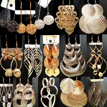 15Pairs Women's Drop Earrings Top Design Mixed Fashion Popular Charm Earrings Great for Gift and Resale Party Jewelry 
15Pairs Women's Drop Earrings Top Design Mixed Fashion Popular Charm Earrings Great for Gift and Resale Party Jewelry