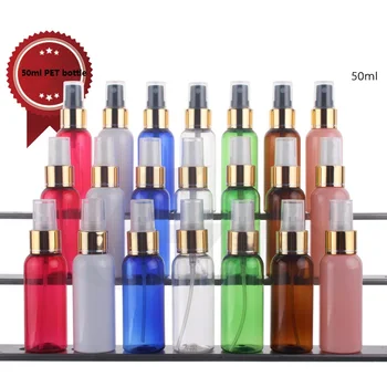 50ml plastic PET bottle gold collar white/transparent/black pump for toner/water/toilet/fine mist sprayer skin care packing
50ml plastic PET bottle gold collar white/transparent/black pump for toner/water/toilet/fine mist sprayer skin care packing