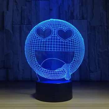 Amazing Expression Face 3D Lamp 7 Color Changing Remote Touch Switch Led Usb 3D Night Light RGB Lava Table Lamp For Kid Toy Gift
Amazing Expression Face 3D Lamp 7 Color Changing Remote Touch Switch Led Usb 3D Night Light RGB Lava Table Lamp For Kid Toy Gift