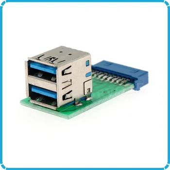 Double decker USB 3.0 Hub 19pin header to Dual USB3.0 A Female Port Converter Card
Double decker USB 3.0 Hub 19pin header to Dual USB3.0 A Female Port Converter Card