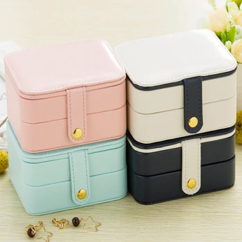 Portable Travel Jewelry Box Necklace Organizer Earring Ring Holder PU Leather Jewelry Storage Case with Mirror Gifts
Portable Travel Jewelry Box Necklace Organizer Earring Ring Holder PU Leather Jewelry Storage Case with Mirror Gifts