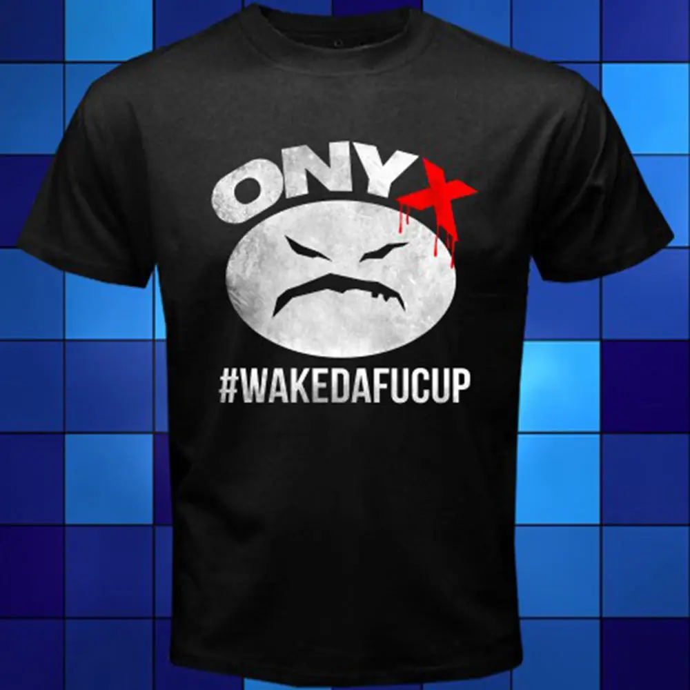 Новая футболка в стиле хип хоп с ониксом Wakedafucup черная музыкальным принтом размер